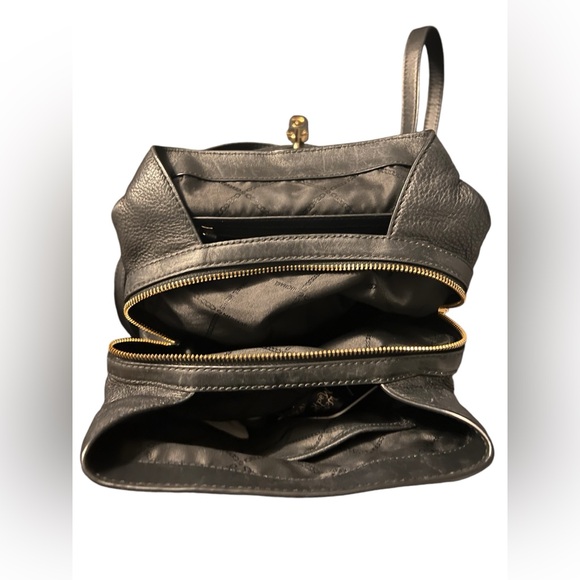 Michael Kors Black Leather Backpack - Picture 4 of 6